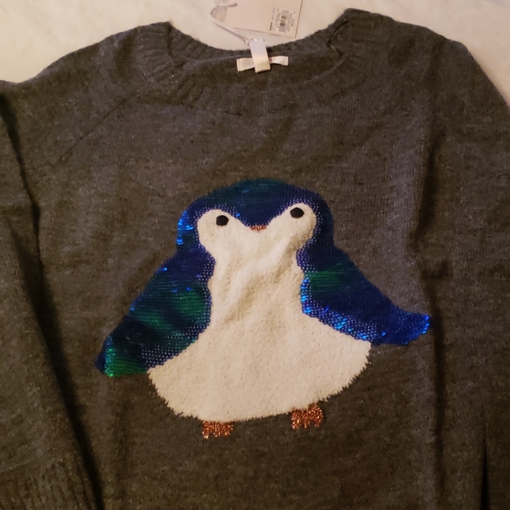 Winter penguin sweater